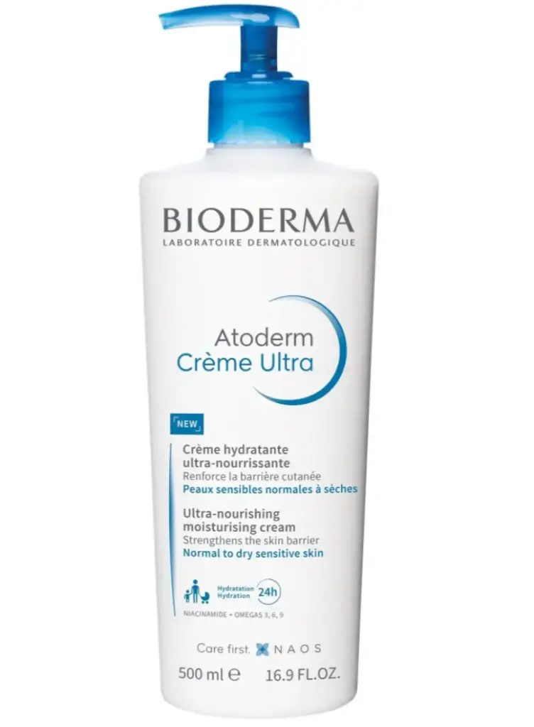 بيوديرما اتوديرم ألترا كريم ترطيب البشرة الجافة والحساسة 500ml