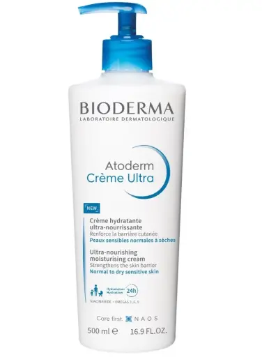بيوديرما اتوديرم ألترا كريم ترطيب البشرة الجافة والحساسة 500ml